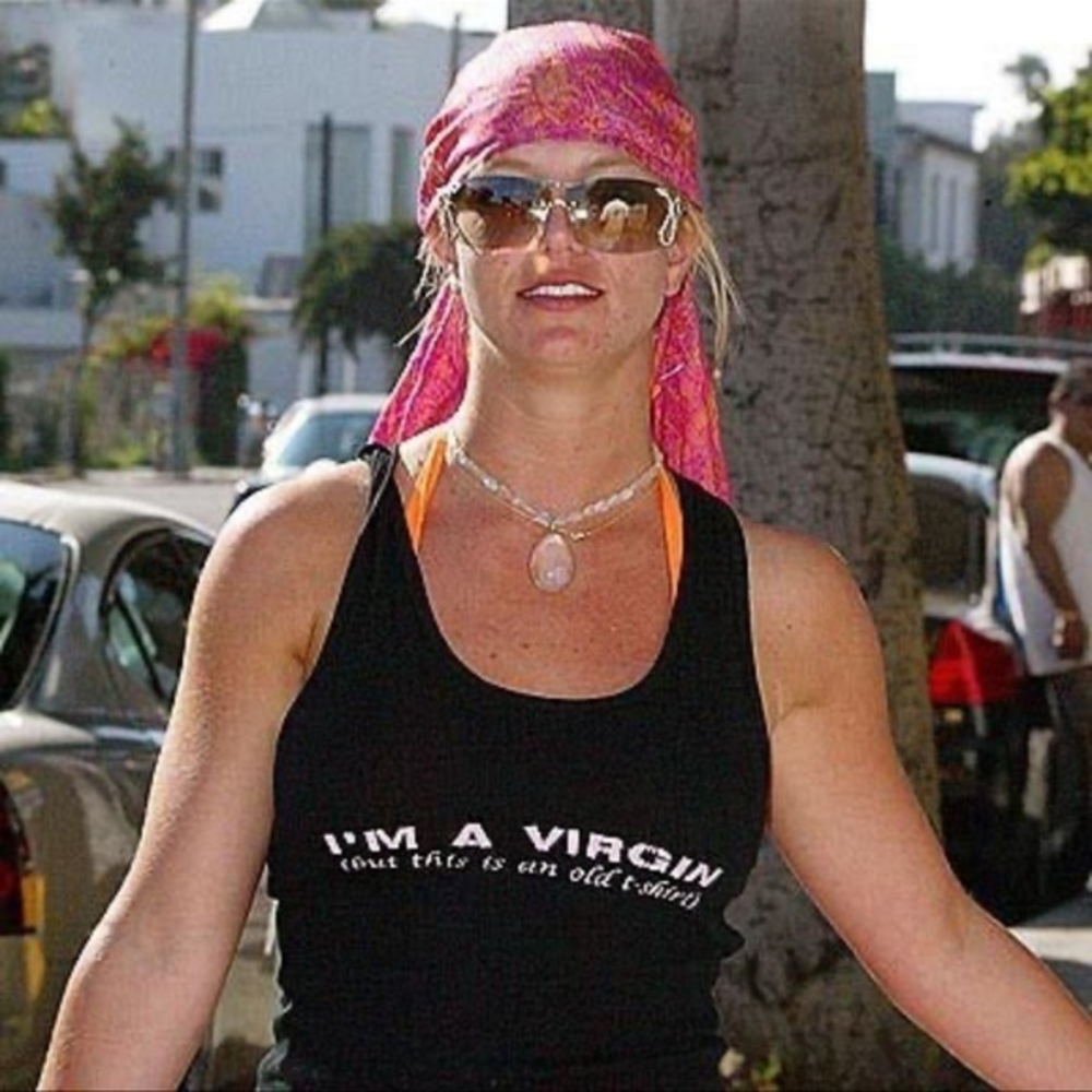 BRITNEY SPEARS - VIRGIN TANK TOP‎